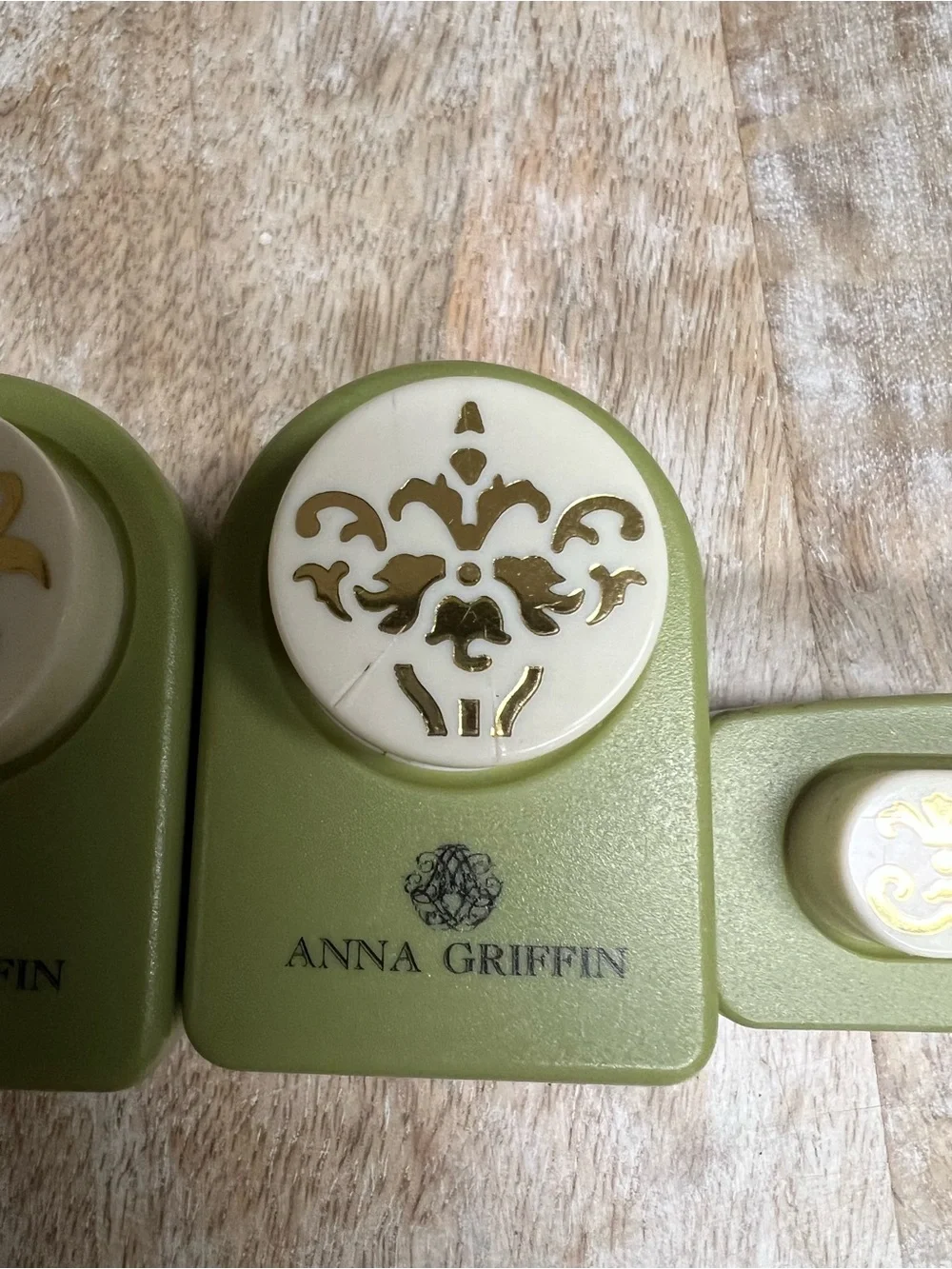 Anna Griffin Green Decorative Paper Punch Set - 4 Piece